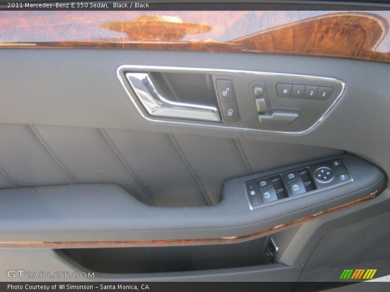 Black / Black 2011 Mercedes-Benz E 350 Sedan