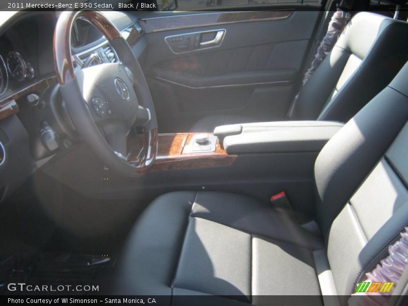 Black / Black 2011 Mercedes-Benz E 350 Sedan