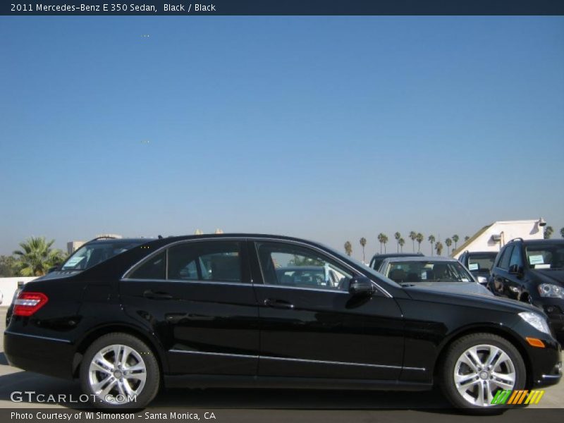 Black / Black 2011 Mercedes-Benz E 350 Sedan