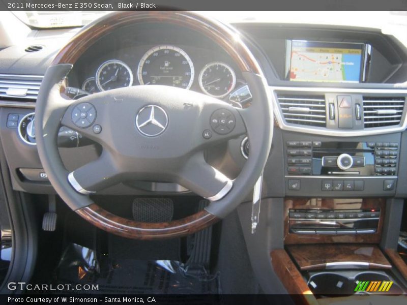 Black / Black 2011 Mercedes-Benz E 350 Sedan