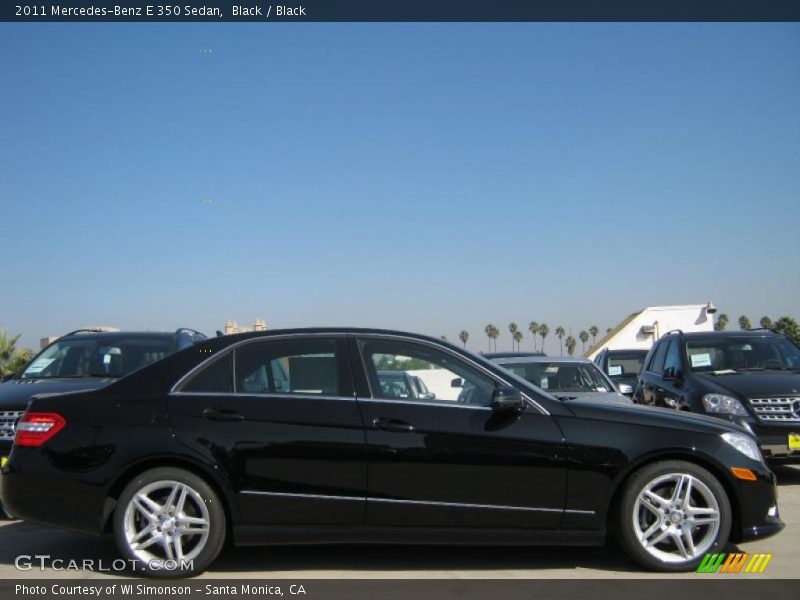Black / Black 2011 Mercedes-Benz E 350 Sedan