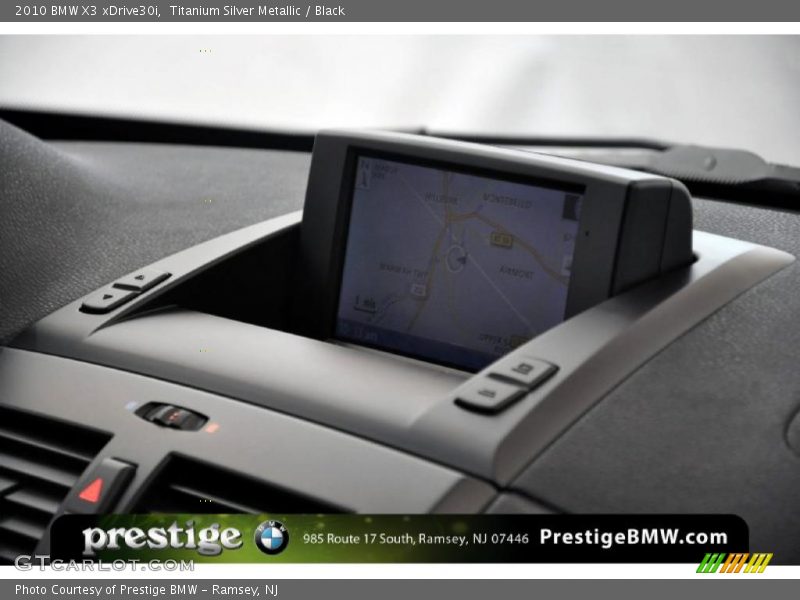 Titanium Silver Metallic / Black 2010 BMW X3 xDrive30i