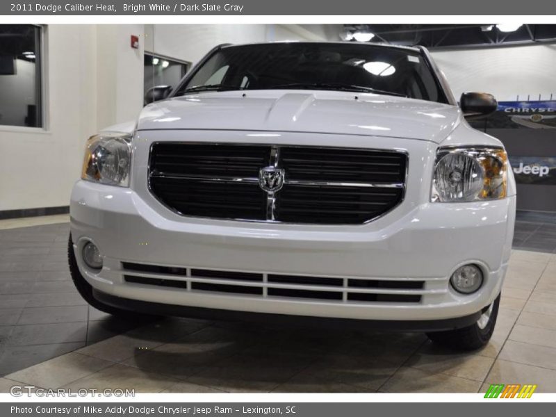 Bright White / Dark Slate Gray 2011 Dodge Caliber Heat