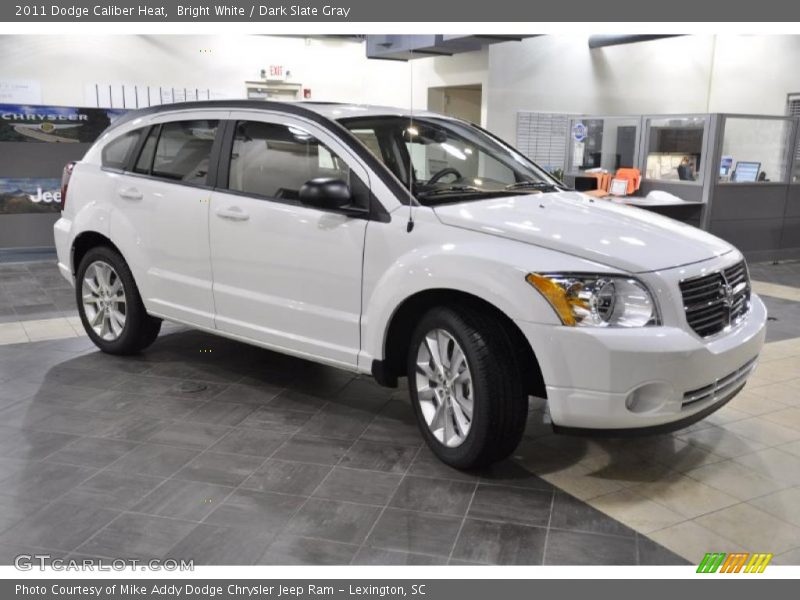 Bright White / Dark Slate Gray 2011 Dodge Caliber Heat