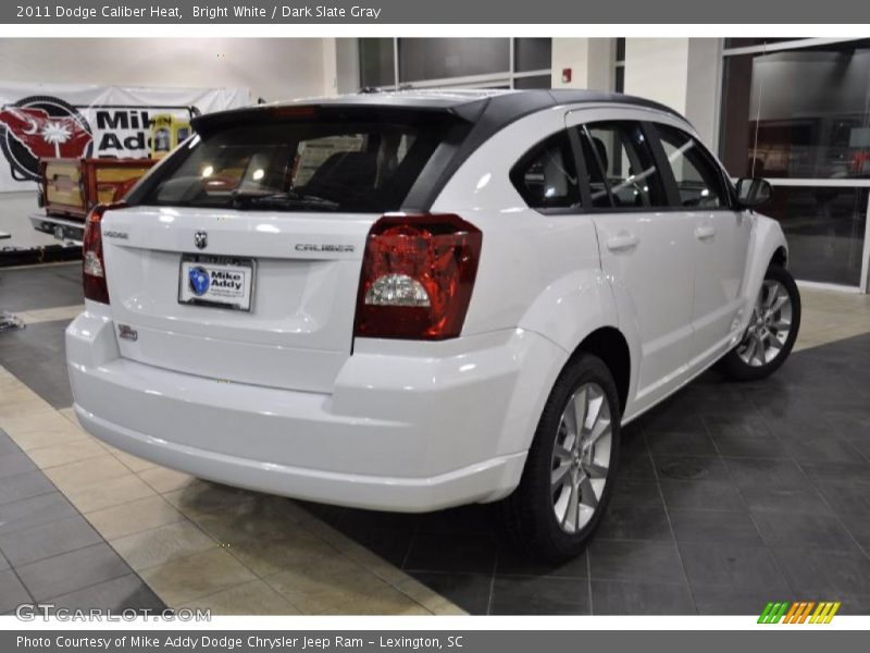 Bright White / Dark Slate Gray 2011 Dodge Caliber Heat