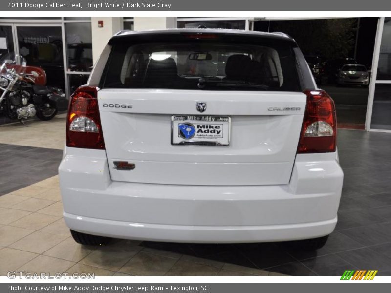 Bright White / Dark Slate Gray 2011 Dodge Caliber Heat