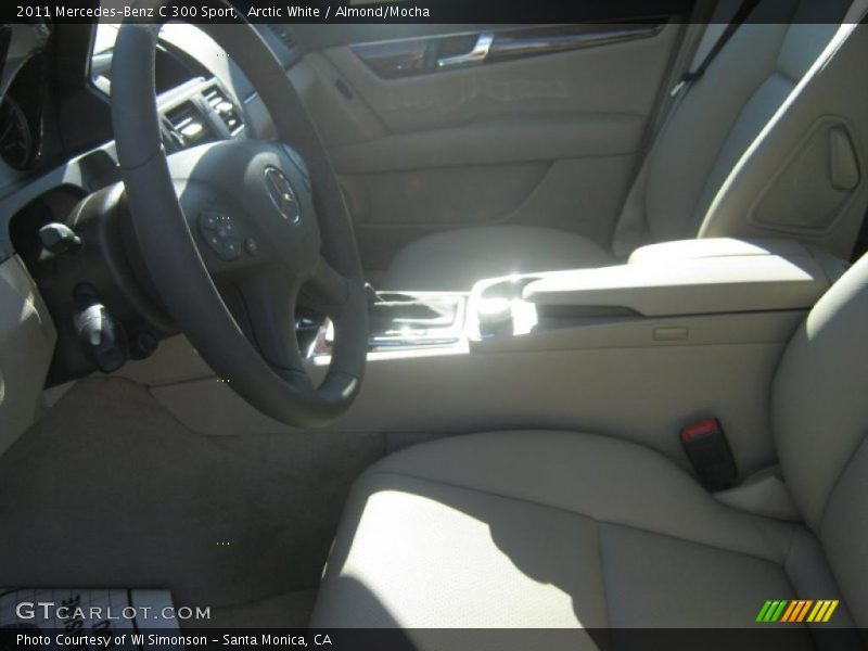 Arctic White / Almond/Mocha 2011 Mercedes-Benz C 300 Sport