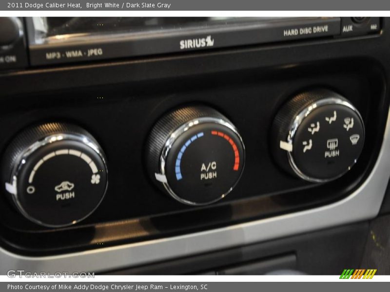 Controls of 2011 Caliber Heat