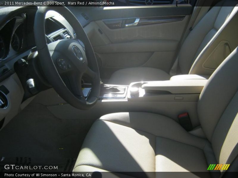 Mars Red / Almond/Mocha 2011 Mercedes-Benz C 300 Sport