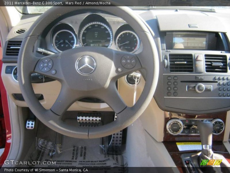 Mars Red / Almond/Mocha 2011 Mercedes-Benz C 300 Sport