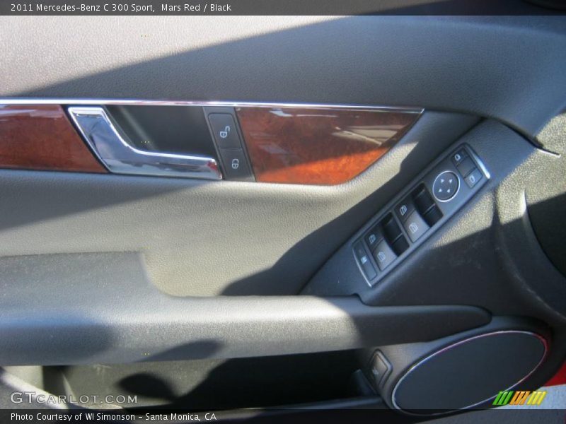 Mars Red / Black 2011 Mercedes-Benz C 300 Sport
