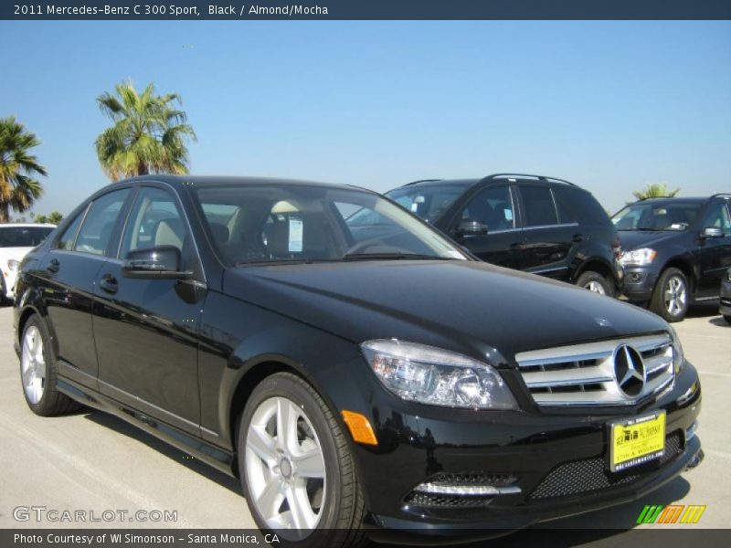 Front 3/4 View of 2011 C 300 Sport