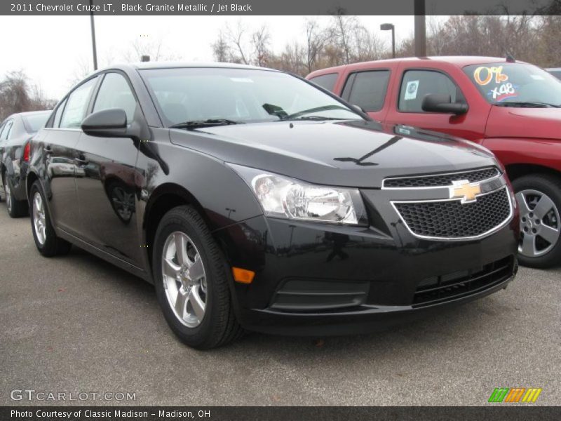 Black Granite Metallic / Jet Black 2011 Chevrolet Cruze LT