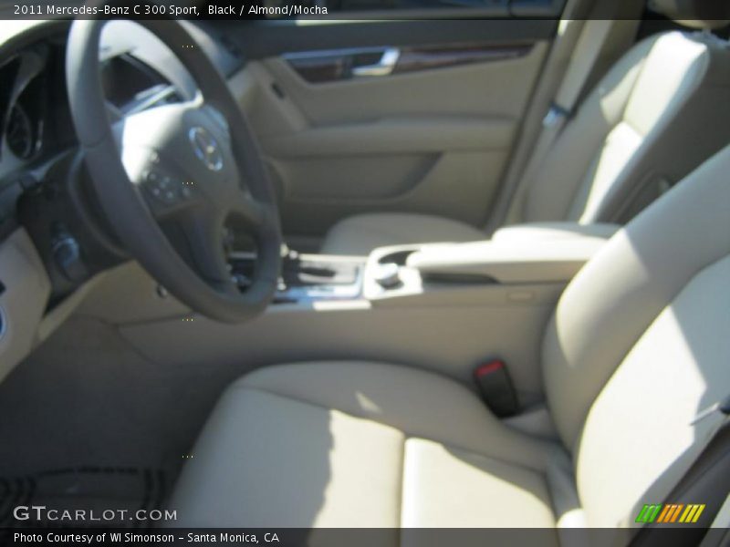 Black / Almond/Mocha 2011 Mercedes-Benz C 300 Sport