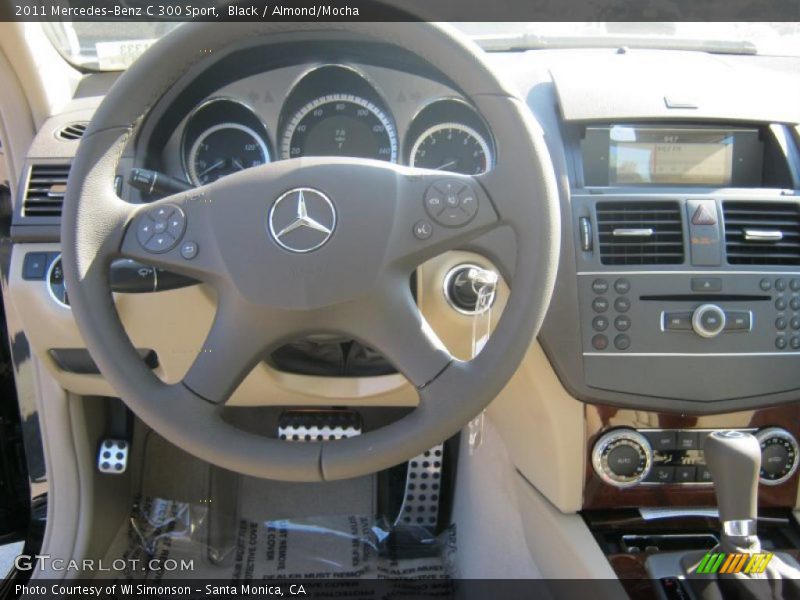 Black / Almond/Mocha 2011 Mercedes-Benz C 300 Sport