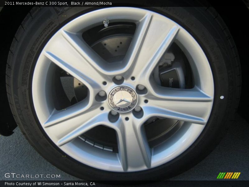 Black / Almond/Mocha 2011 Mercedes-Benz C 300 Sport