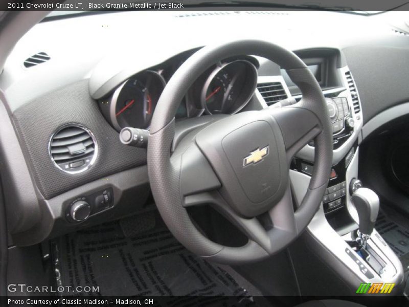 Black Granite Metallic / Jet Black 2011 Chevrolet Cruze LT