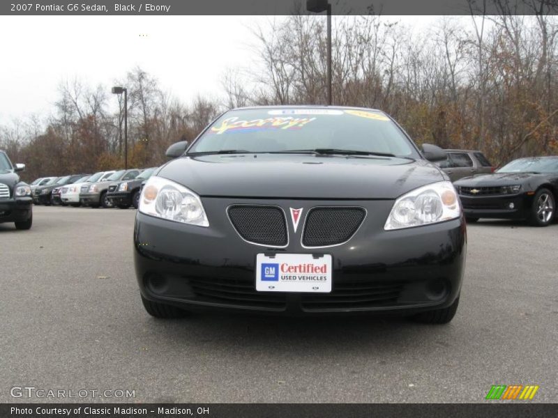 Black / Ebony 2007 Pontiac G6 Sedan