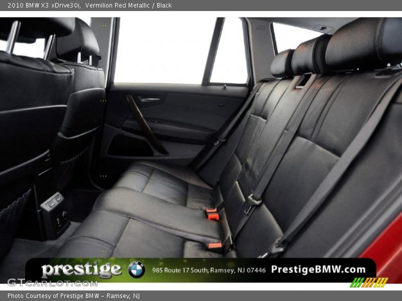Vermilion Red Metallic / Black 2010 BMW X3 xDrive30i