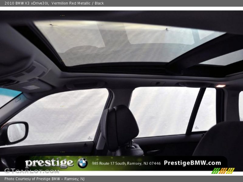 Vermilion Red Metallic / Black 2010 BMW X3 xDrive30i