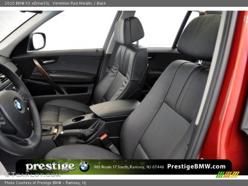 Vermilion Red Metallic / Black 2010 BMW X3 xDrive30i