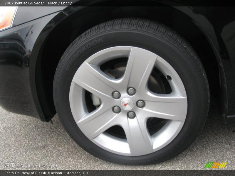 Black / Ebony 2007 Pontiac G6 Sedan