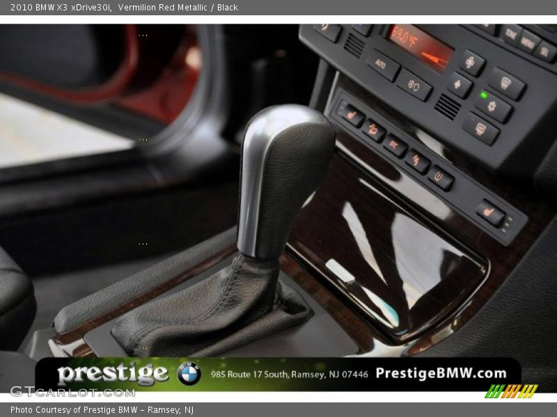 Vermilion Red Metallic / Black 2010 BMW X3 xDrive30i