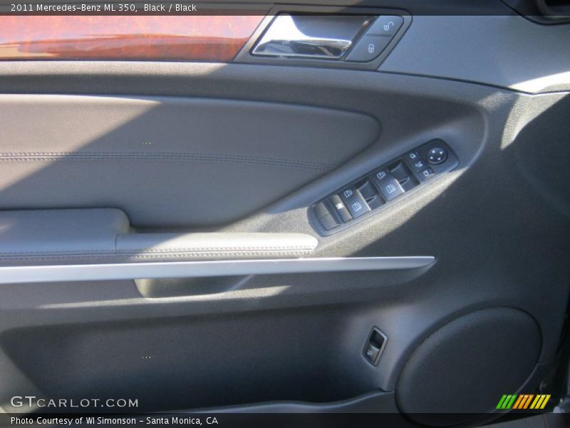 Black / Black 2011 Mercedes-Benz ML 350