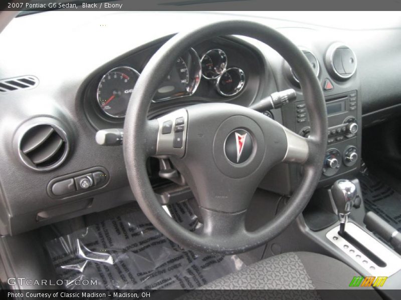 Black / Ebony 2007 Pontiac G6 Sedan