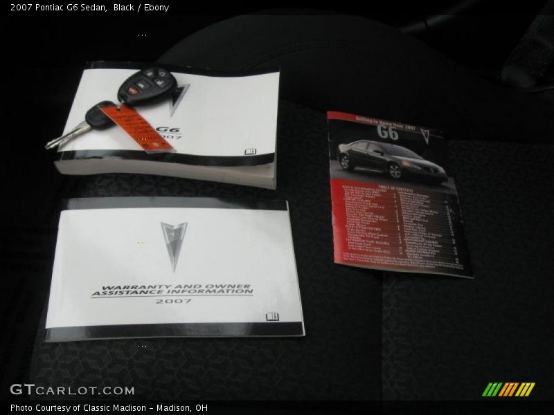 Black / Ebony 2007 Pontiac G6 Sedan