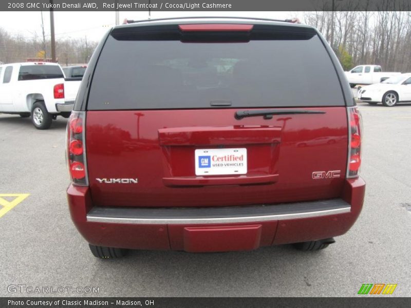 Red Jewel Tintcoat / Cocoa/Light Cashmere 2008 GMC Yukon Denali AWD