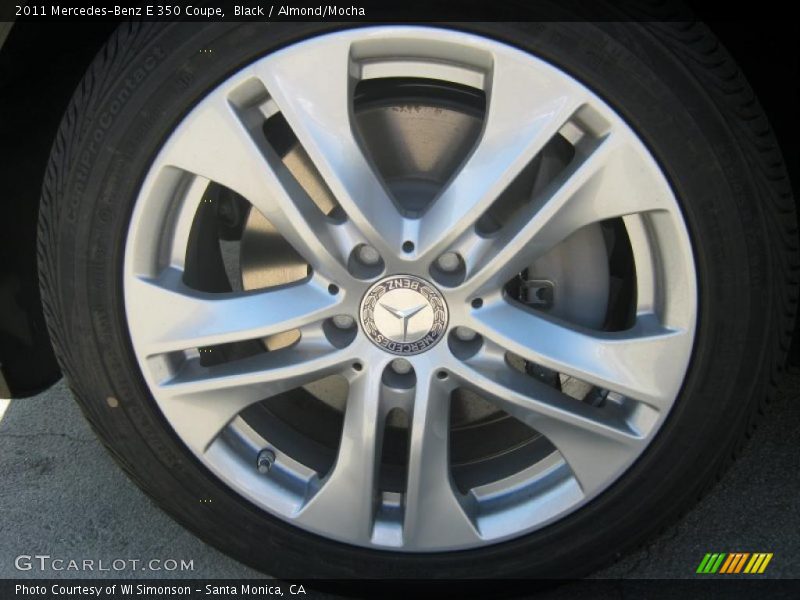 Black / Almond/Mocha 2011 Mercedes-Benz E 350 Coupe