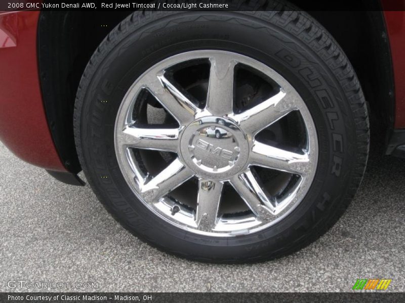 Red Jewel Tintcoat / Cocoa/Light Cashmere 2008 GMC Yukon Denali AWD