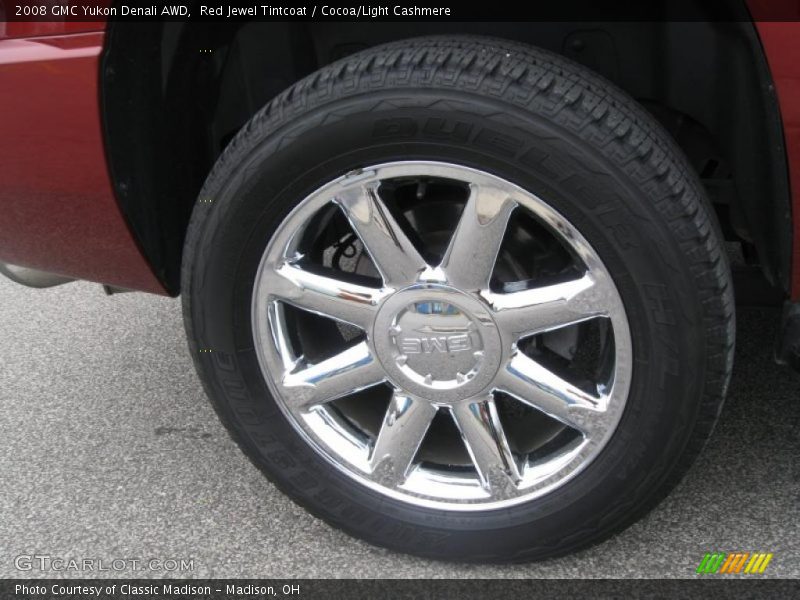 Red Jewel Tintcoat / Cocoa/Light Cashmere 2008 GMC Yukon Denali AWD