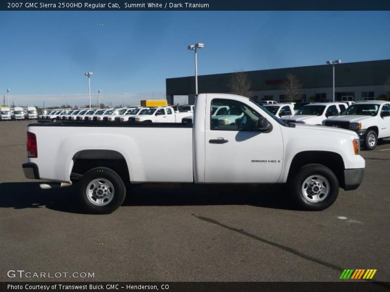  2007 Sierra 2500HD Regular Cab Summit White