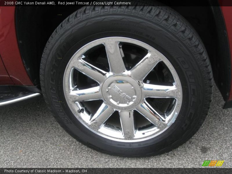 Red Jewel Tintcoat / Cocoa/Light Cashmere 2008 GMC Yukon Denali AWD