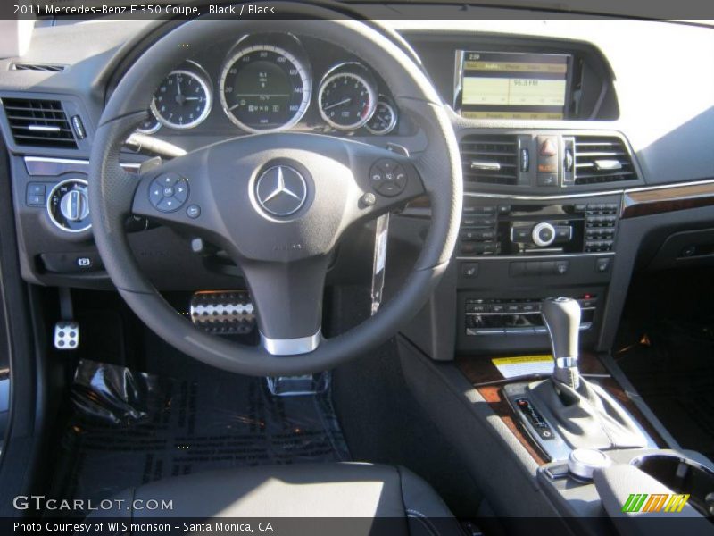 Black / Black 2011 Mercedes-Benz E 350 Coupe