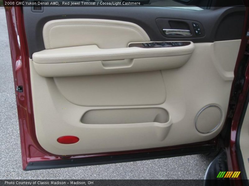 Red Jewel Tintcoat / Cocoa/Light Cashmere 2008 GMC Yukon Denali AWD