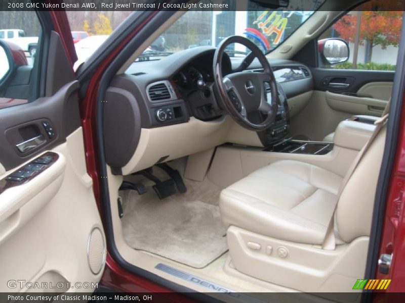 Red Jewel Tintcoat / Cocoa/Light Cashmere 2008 GMC Yukon Denali AWD