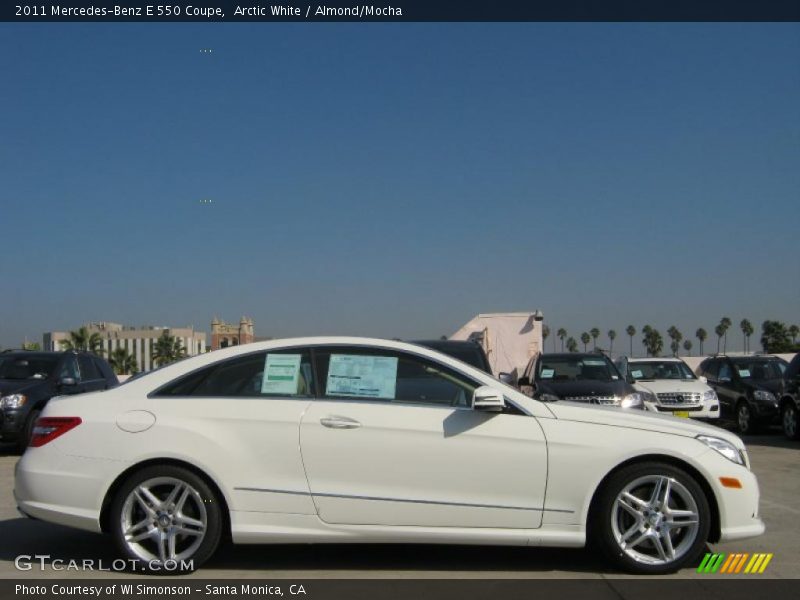  2011 E 550 Coupe Arctic White