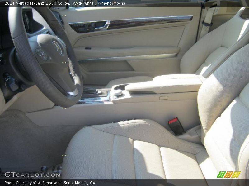  2011 E 550 Coupe Almond/Mocha Interior