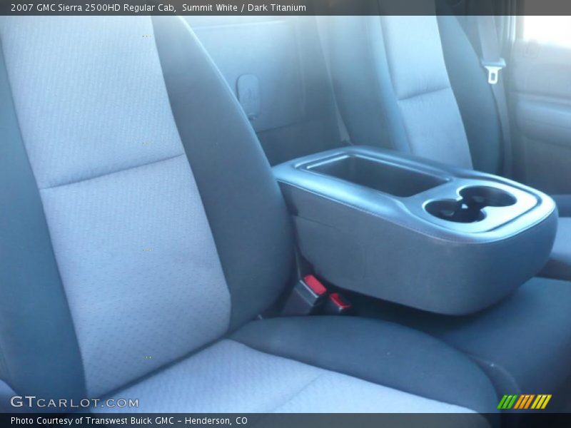 Summit White / Dark Titanium 2007 GMC Sierra 2500HD Regular Cab