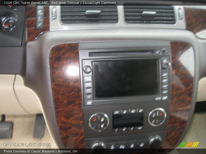 Red Jewel Tintcoat / Cocoa/Light Cashmere 2008 GMC Yukon Denali AWD