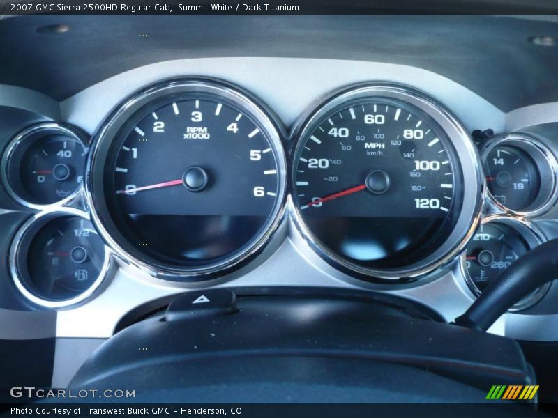  2007 Sierra 2500HD Regular Cab Regular Cab Gauges