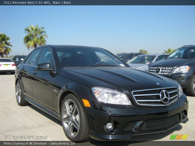 Front 3/4 View of 2011 C 63 AMG