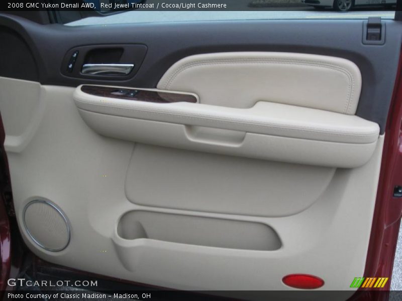 Red Jewel Tintcoat / Cocoa/Light Cashmere 2008 GMC Yukon Denali AWD