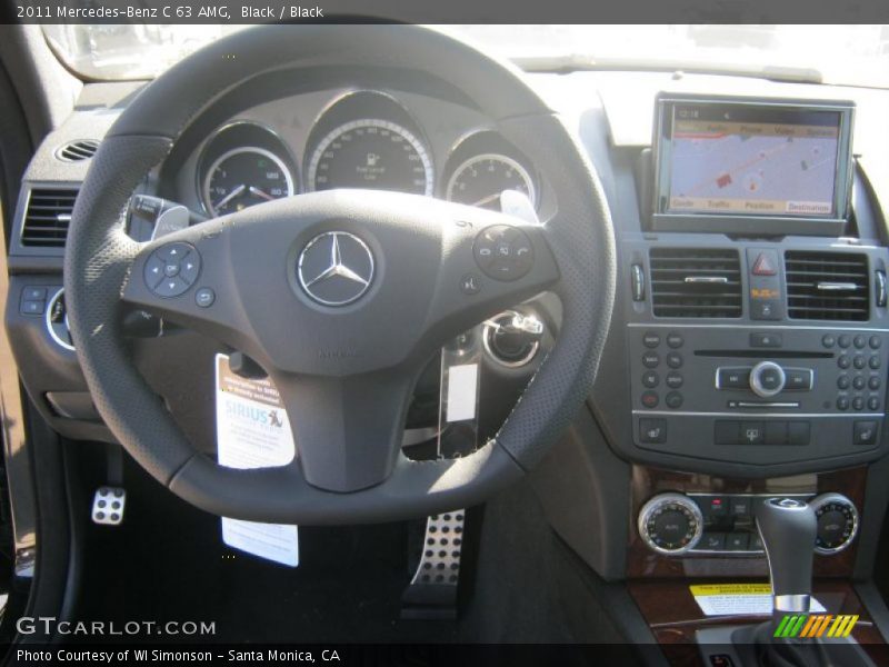 Dashboard of 2011 C 63 AMG