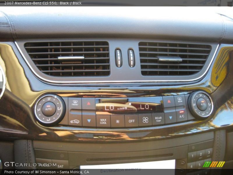 Black / Black 2007 Mercedes-Benz CLS 550