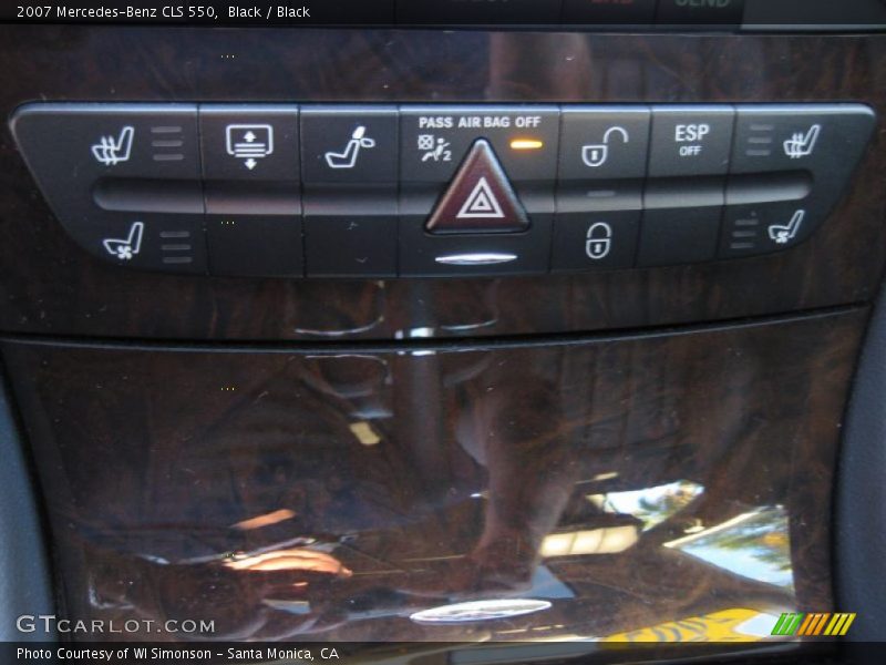 Black / Black 2007 Mercedes-Benz CLS 550