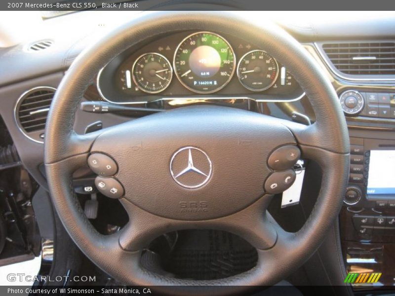 Black / Black 2007 Mercedes-Benz CLS 550